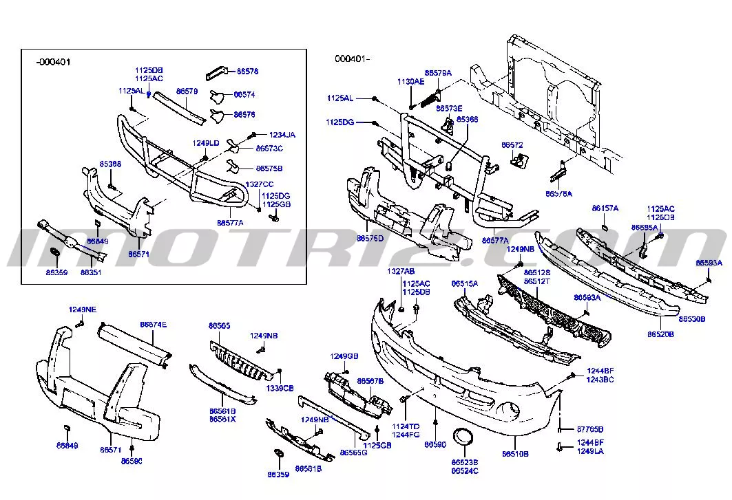 Rejilla De Bumper Hyundai Starex