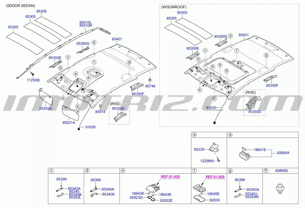 Parasol Izquierdo I Elantra Neos Fd L Marca Hyundai Genuine Parts