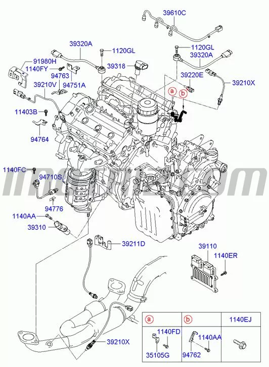 Sensor Oxigenos Varios Va Marca Hyundai Genuine Parts