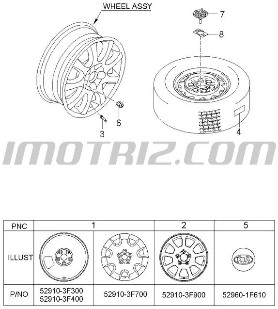 Sujetador Varios Va Marca Hyundai Genuine Parts