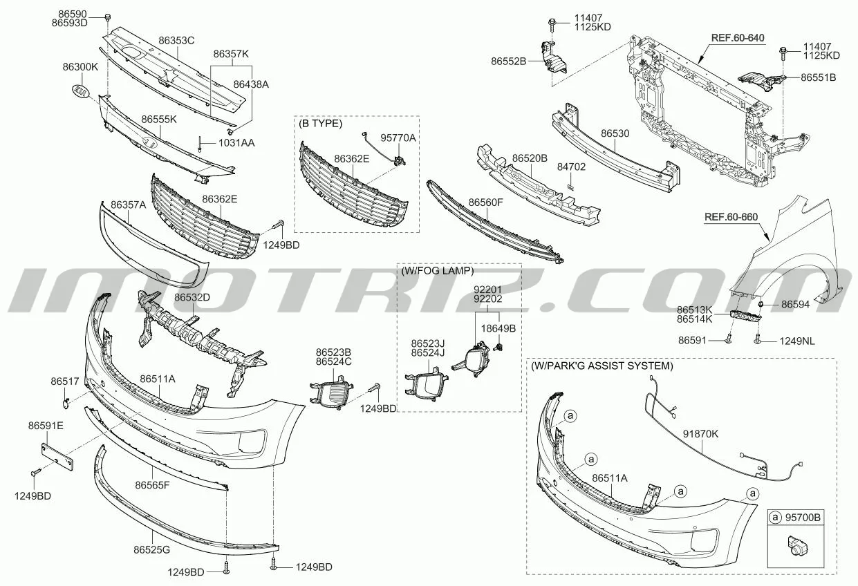 Moldura Porta Placa Kia New Carnival Marca Kia