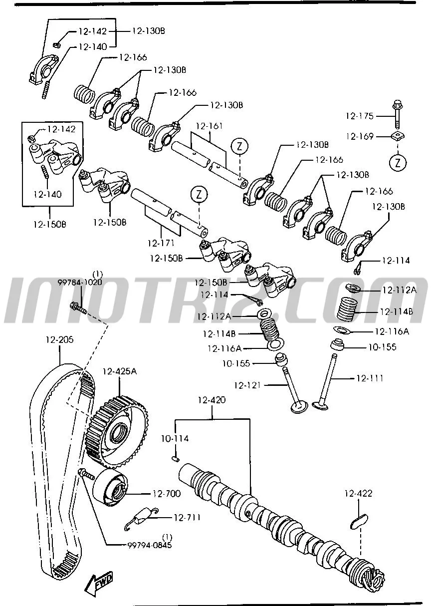 Juego Obturadores X 16 Mazda Allegro 1 3 626 Matsuri Milenio Marca