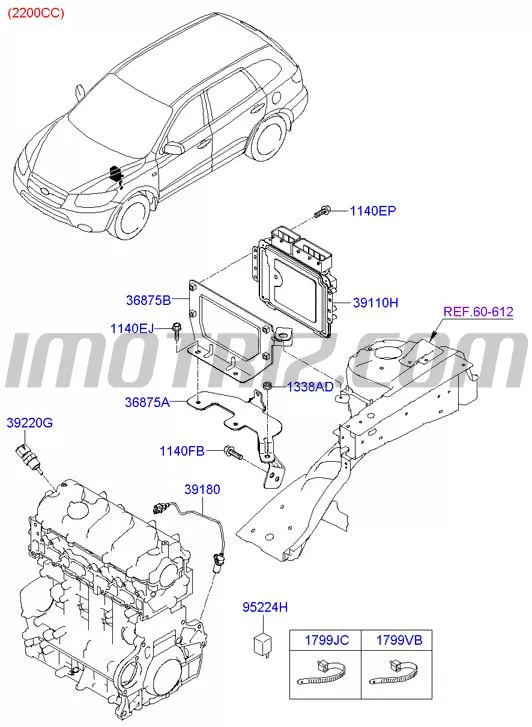 Unidad Electronica Santafe Cm B Marca Hyundai Genuine Parts