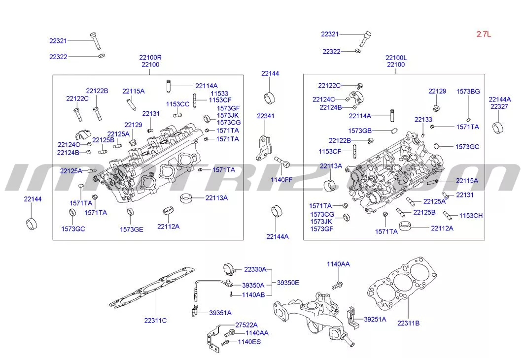 Guia Valvula Escape Varios Va Marca Hyundai Genuine Parts