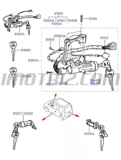 Cerradura Compuerta Varios Va Marca Hyundai Genuine Parts