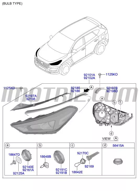 Faro Delantero Kia Cerato Pro