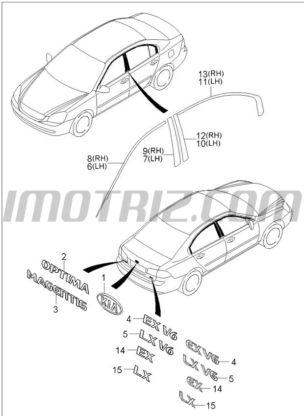 Emblema Logo Kia Picanto Kia Picanto Ion Marca Original