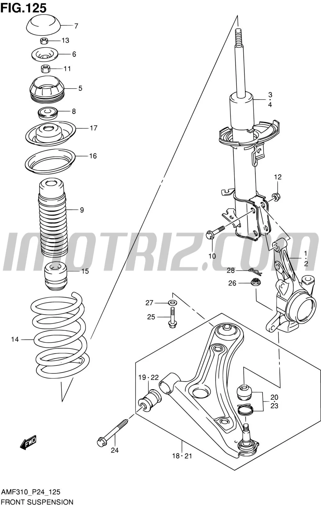 Tijera Inferior Der Alto New Swift New Alto Completa Sores