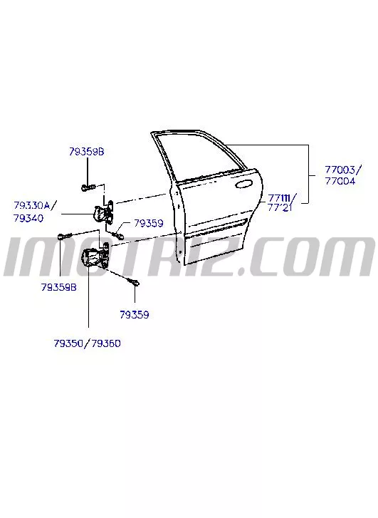 Tablero Puerta Trasera Lh Hd Coupe-(Gk)-2C - Marca: Hyundai Genuine Parts