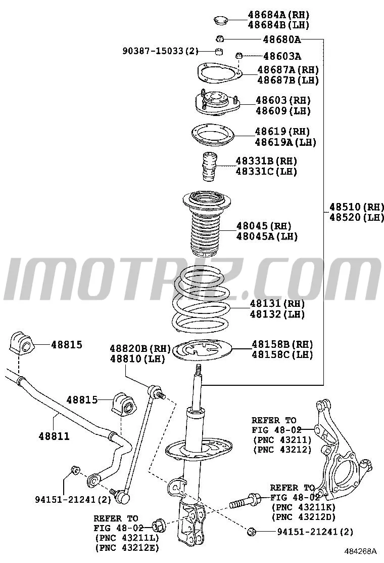 Amort. Del (Rh) Toyota Rav 4 12/