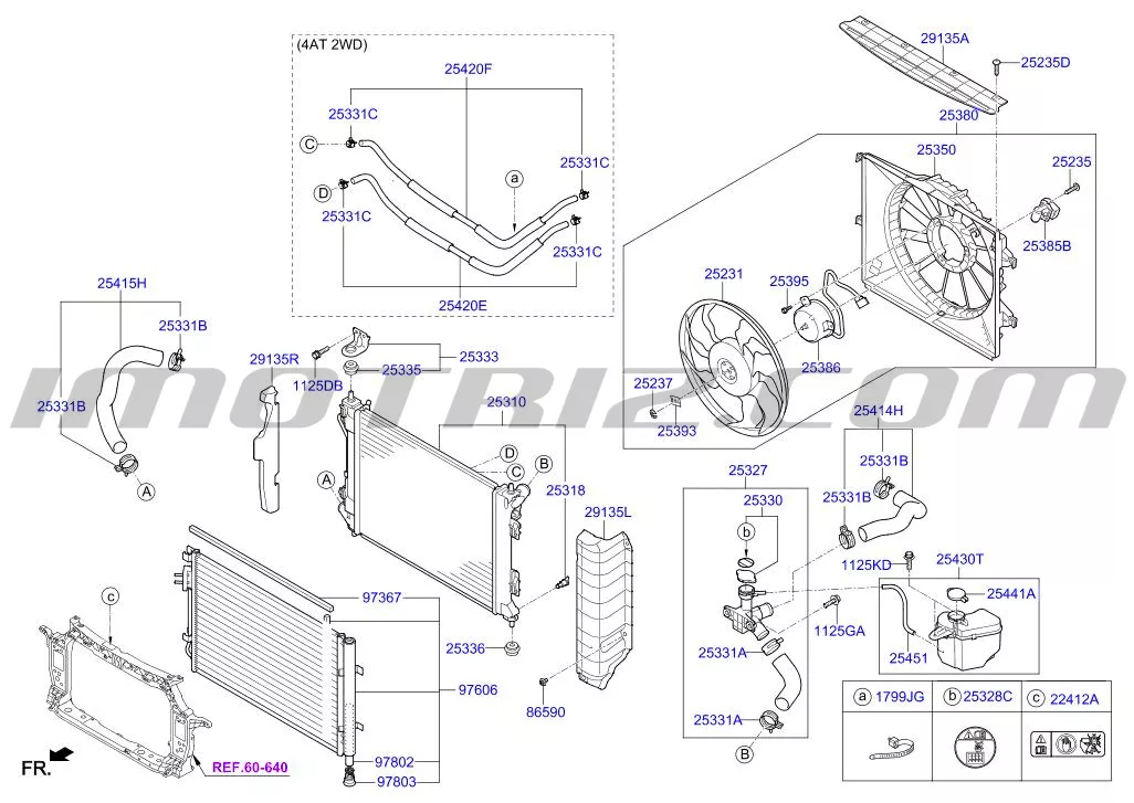 Deflector Radiador Motor