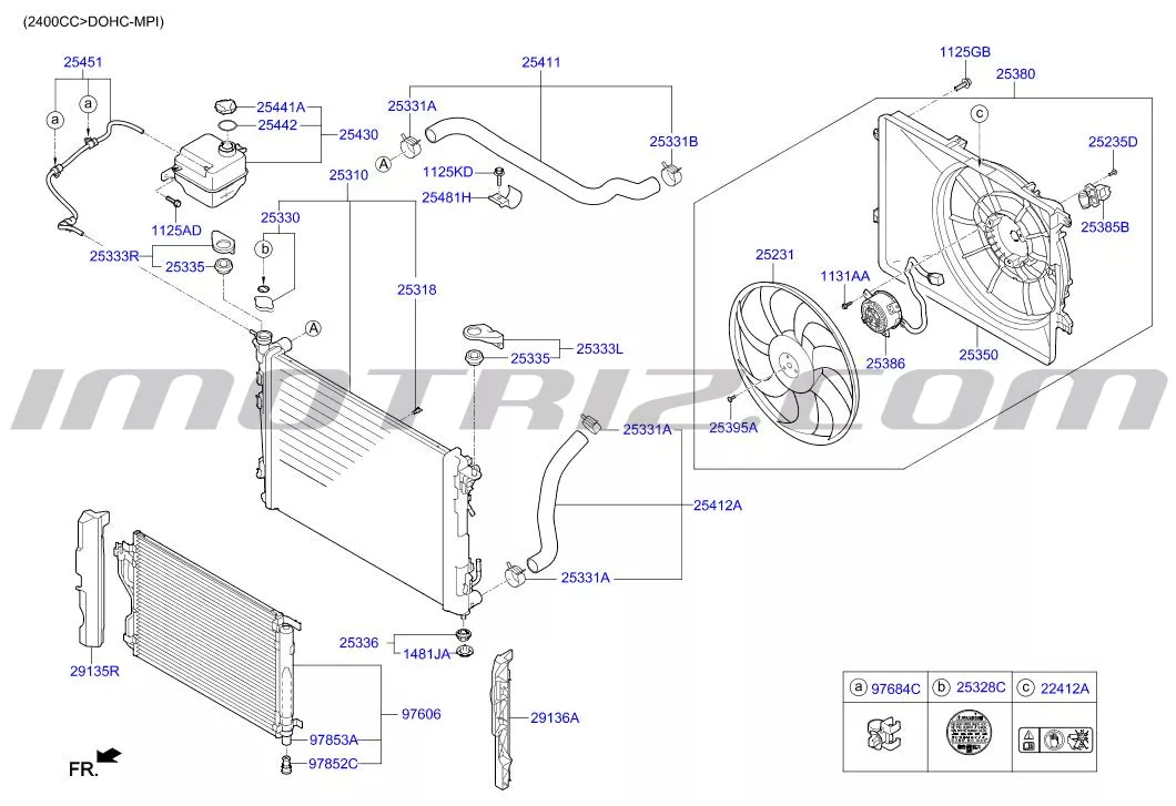 Manguera Superior-Radiador Kia Marca: