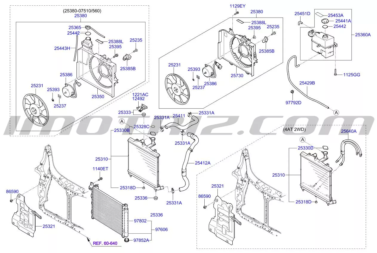 Manguera Superior-Radiador Kia Marca: