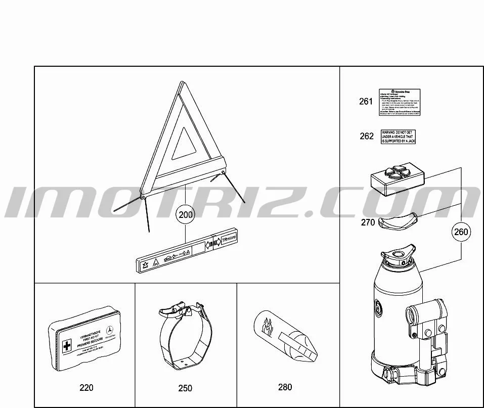 Triangulo De Advertencia Mercedes Benz C200